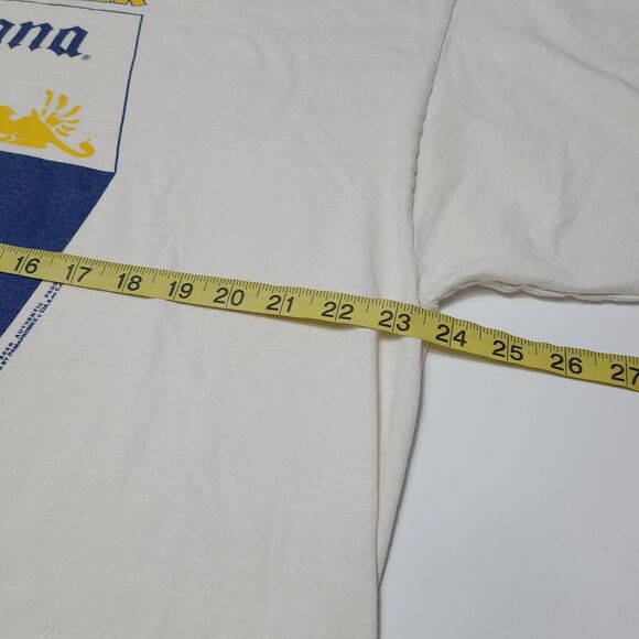 Vintage 90s Corona Extra Cancun Mexico T-Shirt Size 2XL Men's Beer Cerveza - Picture 8 of 10